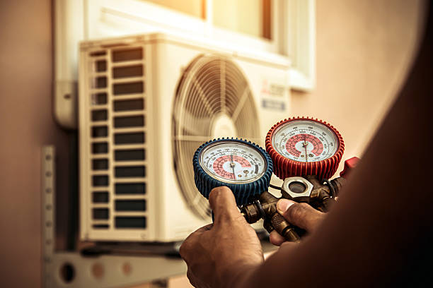 Professional Hvac technician working in Warren, PA
